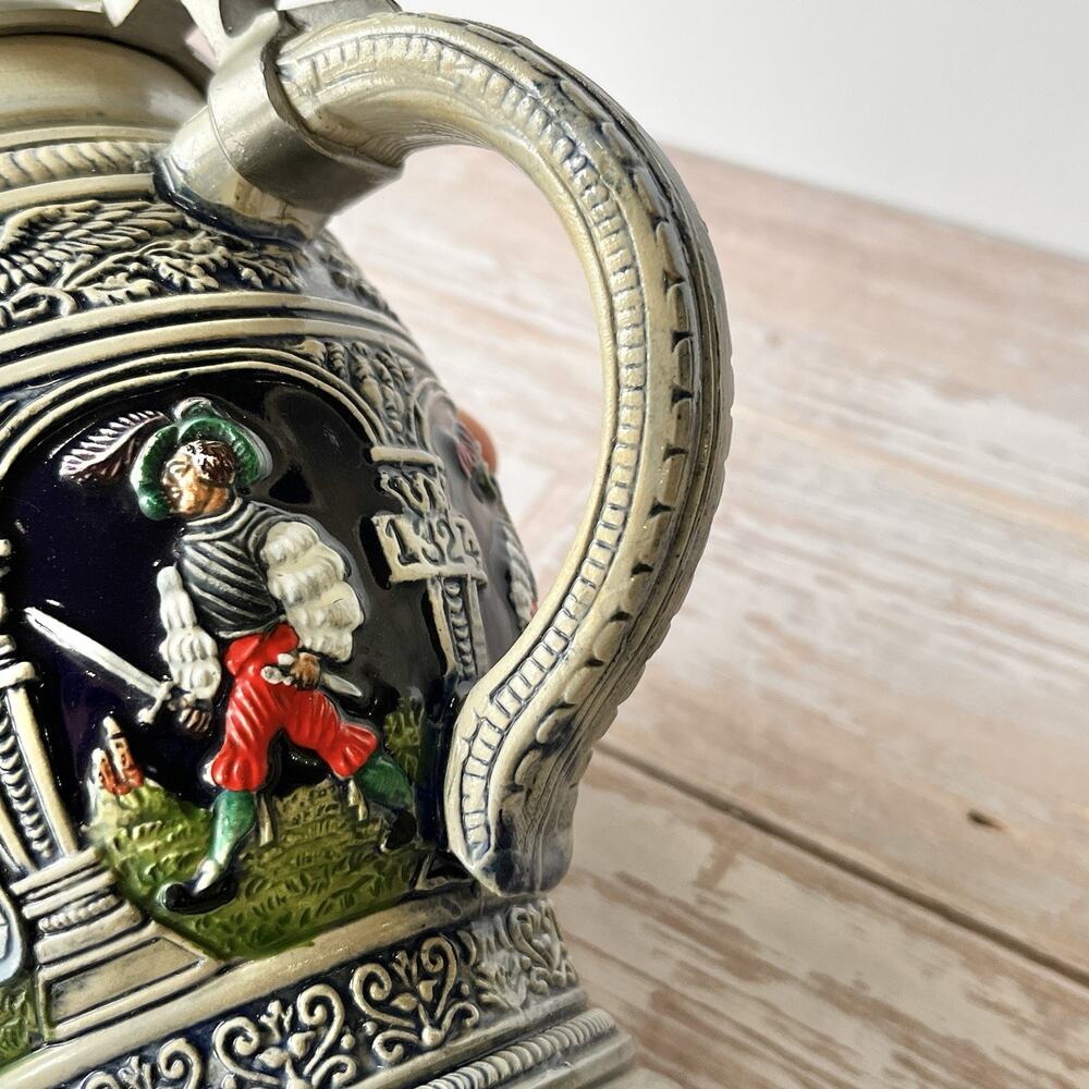 Original Thewalt Peter Duemler Limited Edition #2255/10000 German Beer Stein - Picture 11 of 12